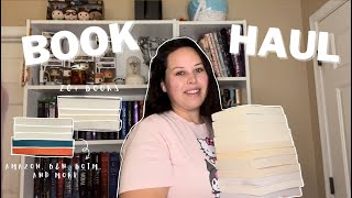 BIG BOOK HAUL  Amazon BampN HalfPrice books and more [upl. by Uhn961]