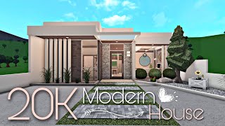 BLOXBURG 20K MODERN HOUSE  NOGAMEPASS [upl. by Frydman]