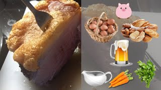 Saftiger knuspriger Schweinebraten original bayerisch mit Biersoße  besser als bei Mutter [upl. by Nylinnej561]