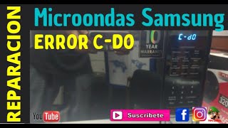 Microondas Samsung aparece Error Cdo Como Reparar FACIL video  1 [upl. by Gibson]