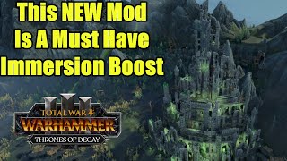 A NEW Must Have Immersion Mod  OvN Lost World  Total War Warhammer 3  Mod Review [upl. by Edgerton374]