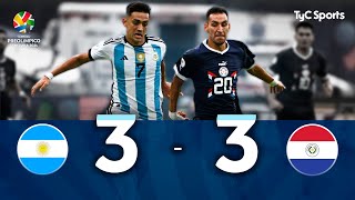 Argentina 33 Paraguay  Preolímpico Sudamericano Sub23 Venezuela 2024 [upl. by Aniles]