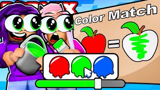 Can we Match the Colors 🎨  Roblox [upl. by Daphna532]