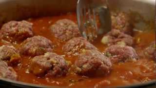 How to Make Italian Spaghetti Sauce with Meatballs  Spaghetti Recipe  Allrecipescom [upl. by Ardath817]