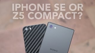 iPhone SE or Xperia Z5 Compact Which Is The Better Compact Smartphone [upl. by Yentnuoc]