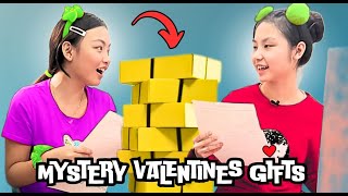 MYSTERY LATE VALENTINES GIFT SWITCH UP CLASS CARD CHALLENGE  IPHONE GIFT  Aurea amp Alexa [upl. by Leffen543]