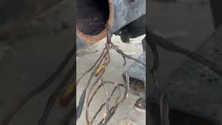 Hino tow truck rear lights wire harness caught on fire short in the system [upl. by Cyril192]