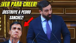 VOX 💥LE CALLA la BOCA💥 a Pedro Sanchez ¡VENDIERON a ESPAÑA por 7 VOTOS [upl. by Darci]