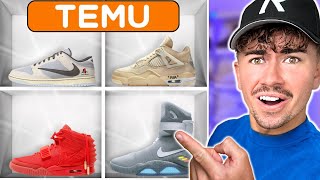 Can I build a 10000 Sneaker Collection only using TEMU [upl. by Sid612]