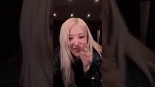 Rosé teach her chirography of ATP  BLACK PINK youtube shorts [upl. by Nunnery]