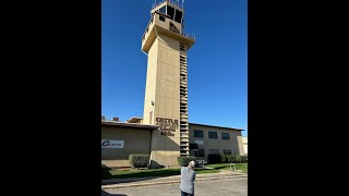 Landing a Piper Arrow at Castle Air Field Atwater CA to visit the air museum open cockpit day [upl. by Annaili]