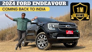 2024 Ford Endeavour  Everest is coming to India Driving it in Nepal Detailed walkaround video [upl. by Elamrej]