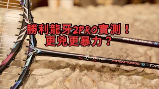 勝利龍牙2 Pro！｜畫龍點睛完成品｜頭重暴力｜力量環pro升級有感｜不能雙打？｜李佳豪、西本拳太戰拍｜TK RYUGA II PRO [upl. by Ladnyc]