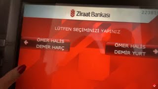 Ziraat Bankası ATMden Üniversite Harcı Yatırma [upl. by Breena197]