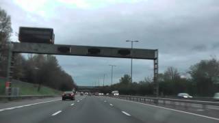 Driving On The M5 Motorway From J2 To The M6 Interchange J8 West Bromwich West Midlands England [upl. by Huskamp58]