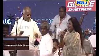 Ilaiyaraaja thanks to Pannaipuram Peoples  Madurai Show [upl. by Rachele]