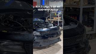 WHIPPLE HELLCAT BUILD 1500whp 😳automobile widebodyhellcat youtubeshorts cartok hellcat 707 [upl. by Gnad]