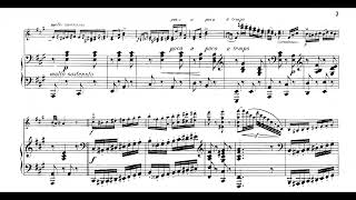 J Brahms arr Joachim Hungarian Dance n°7 for Violin and Piano  Score [upl. by Smail]