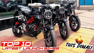 TOP 10 ⚡Latest Launch⚡ Bikes to Buy This Diwali 💥 Best Mileage amp Low Maintenance [upl. by Gildus748]