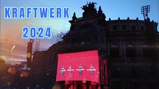 Konzert KRAFTWERK  Dresden Theaterplatz  Semperoper  2024 hoffentlich etwas besserer Ton [upl. by Ahsatin69]