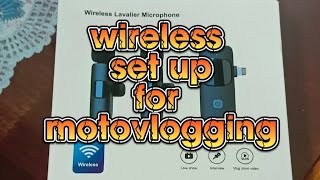 Half Face wireless set up motovlogging [upl. by Melac]