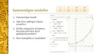 S2  Modeller  Konstant og eksponentiell vekst [upl. by Dilaw]