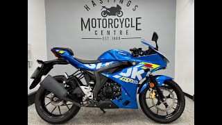 Suzuki GSXR125 ABS For Sale At Hastings Motorcycle Centre [upl. by Ahsienad]