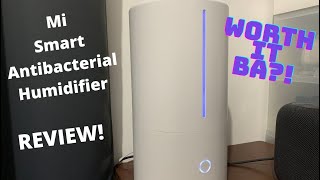 Mi Smart Antibacterial Humidifier Review Indepth and UVC lamp up close [upl. by Atalanti]