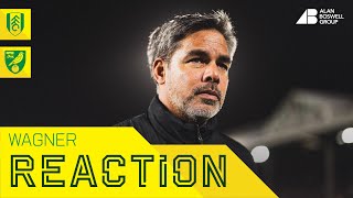 REACTION  Fulham 21 Norwich City  David Wagner [upl. by Nitnelav]