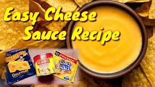 EASY CHEESE SAUCE RECIPE FOR NACHOS amp SAMGYUP  CHEESE SAUCE DIP RECIPE [upl. by Sivehc201]