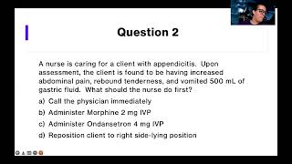 Adult MedSurg Gastrointestinal Practice Questions [upl. by Hcaz]