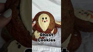 How to Make Ghost Cookies 👻 halloweenparty [upl. by Ennovaj]