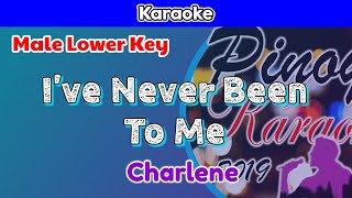 Ive Never Been To Me by Charlene Karaoke  Male Lower Key [upl. by Aynodal]