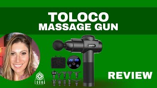 TOLOCO Massage Gun Review [upl. by Lazar]