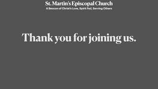 Livestream Worship Service from St Martins Episcopal Church in Ellisville Missouri [upl. by Tanberg]