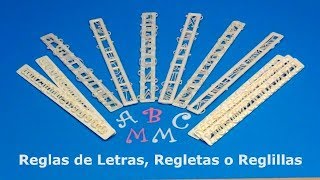 Cómo Usar Correctamente las Reglas de Letras o Regletas  en 13 Truquitos │Club de Reposteria [upl. by Koziarz907]