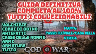 GOD OF WAR PS4 GUIDA COMPLETA 100 TUTTI I COLLEZIONABILI E PLATINOPASSO FLUVIALEUHD ITA [upl. by Aninotna]