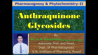 Anthraquinone glycosides [upl. by Grati]