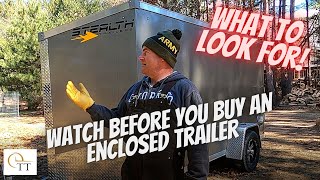 88 Enclosed Trailer Buyers Guide  Aluminum vs Steel  What to look for  6 x 12 Stealth Trailer [upl. by Edgerton]