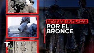 ESTATUAS MUTILADAS POR EL BRONCE [upl. by Normalie640]