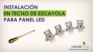 Cómo instalar un panel LED mediante Kit para techo de escayola [upl. by Mireille]