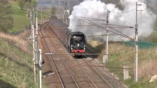 The Great Britain XV1 Day 7 Black 5s 44871 45407 SR 34067 Tangmere 19 04 2024 [upl. by Clere31]