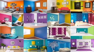 50 Hall Color Combination for Room Wall Bedroom Wall Color Combinations  Wall Painting Ideas 2024 [upl. by Smalley]