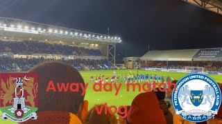 Matchday away vlog Northampton vs Peterborough the nene derby [upl. by Ellertal]