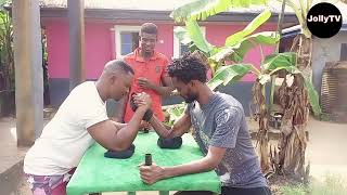 JollyTv  Semi finals second contestant Arm wrestling challenge [upl. by Asirrom]