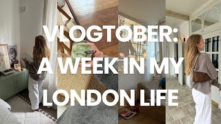 vlogtober  a week in my london life frieze and furniture building [upl. by Imeon]