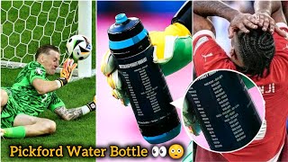 Watch As Pickford water bottle helps him to save Akanjis penalty 🔥😲  England Vs Switzerland [upl. by Mossberg244]