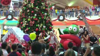 Encendida del arbolito de navidad de Banesco en Albrook Mall [upl. by Liuka]