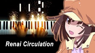 “Renai Circulation”  Kana Hanazawa – Bakemonogatari OP 4 Piano [upl. by Ertnod384]