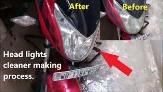 Headlights cleaner liquid making process DIY headlights cleaner making formulation [upl. by Bar]